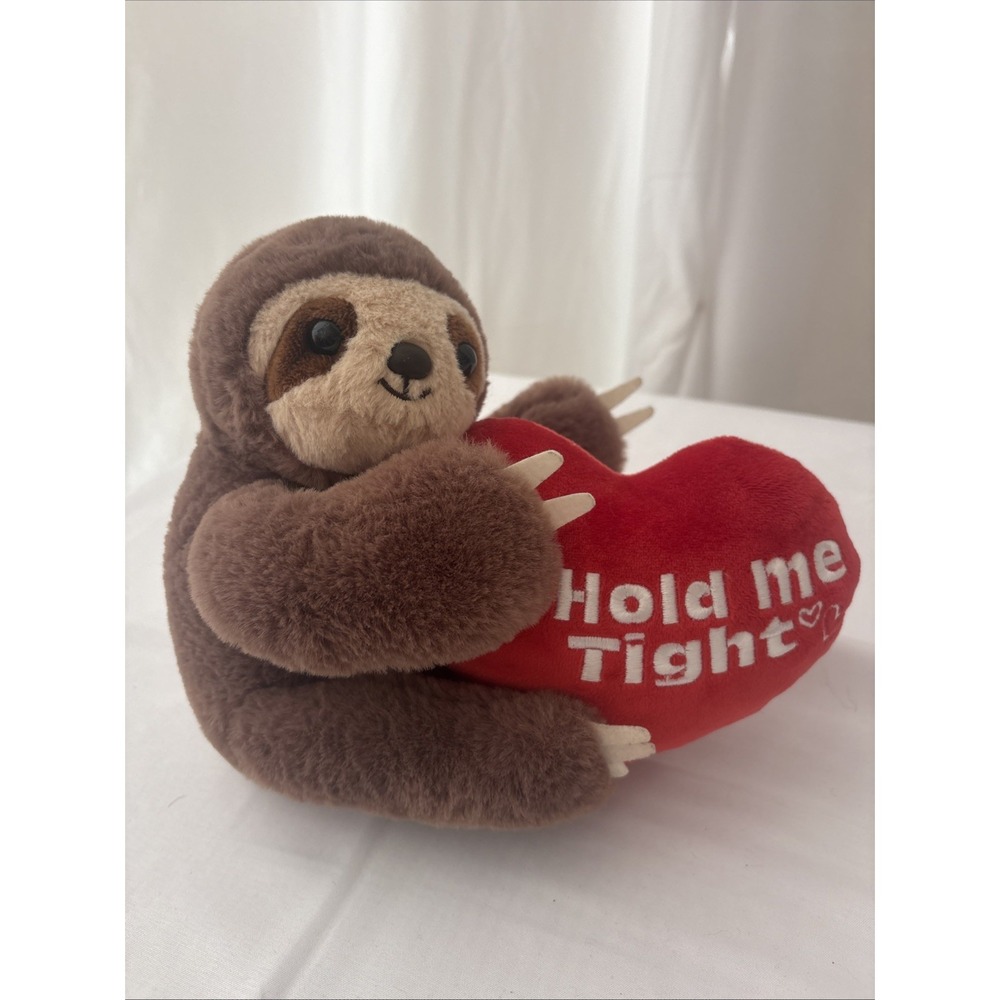 Aurora Valentine Sloth Soft Plush Hold Me Tight Heart Love Anniversary Toy 2020